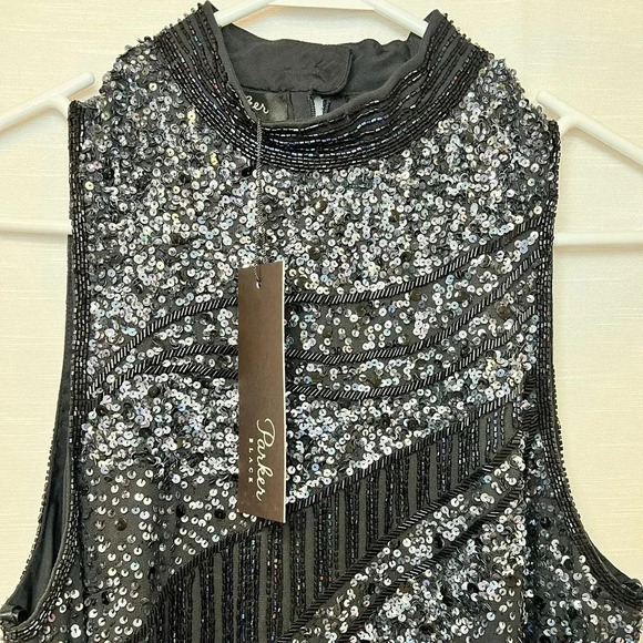 Parker Women’s Sequins Beaded Dress Size 10 - Picture 2 of 11